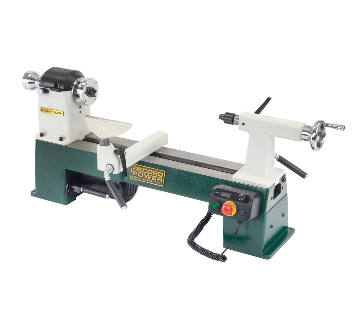 Record Power Pathfinder Lathe Package Deal inc SC2 Chuck and Tool Set