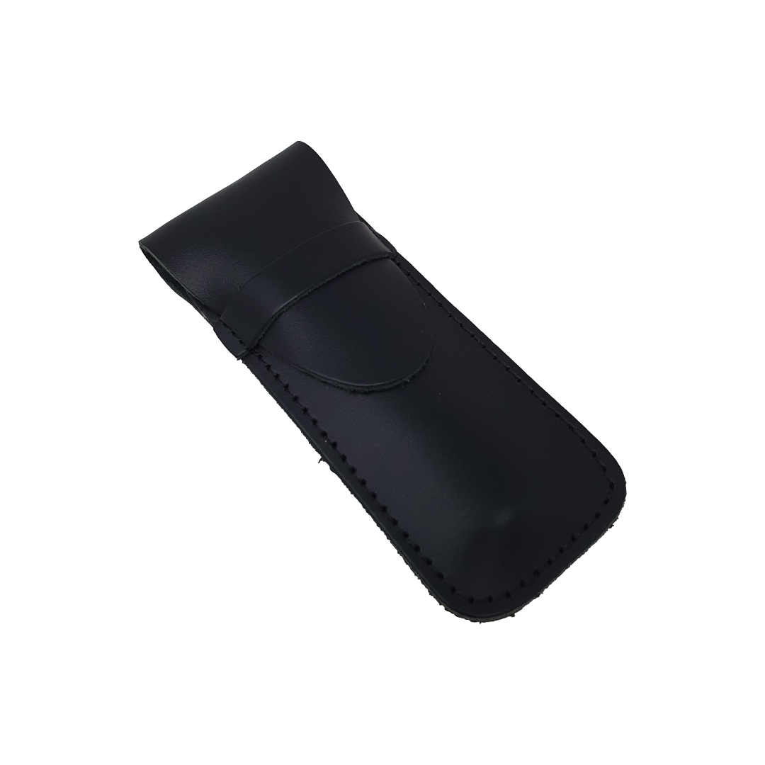 Black Leather Pouch for Folding Higonokami Knives