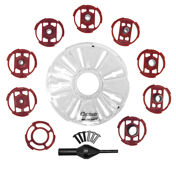 Milescraft Turnlock Baseplate Bushing Set 1201