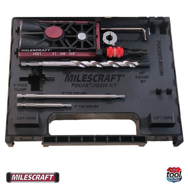 Milescraft 1325 Pocket Hole Kit Pocketjig200