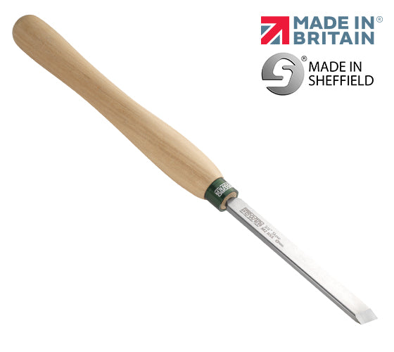 Record Power ProComfort 1” Skew Chisel with Rolled Edge, 12” Handle (103591)