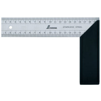 Shinwa Carpenter's Try square with Miter 20 cm 62286