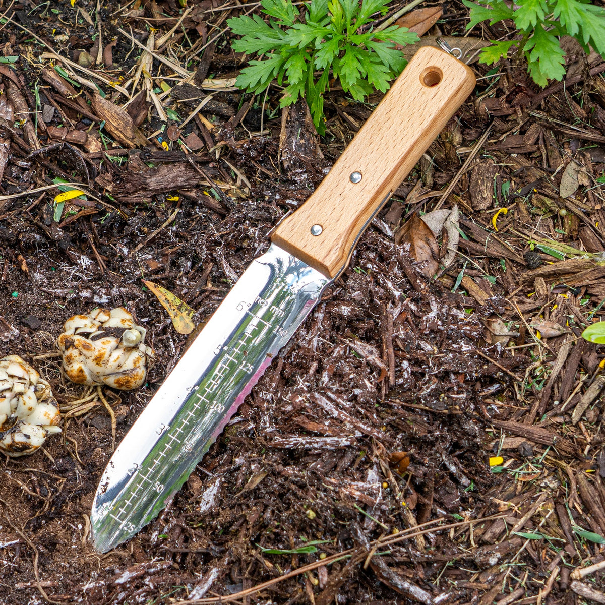 Nisaku Japanese Hori Hori Knife Garden Trowel Stainless Steel NJP650