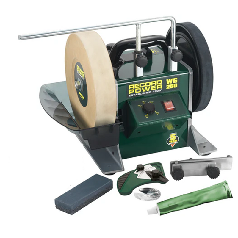 Record Power WG250-PK/A 10" Wet Stone Sharpening System Package Deal