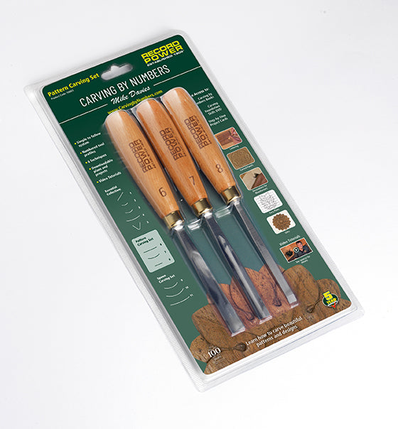Record Power Pattern Carving Set - 3 Piece 50003