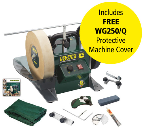 Record Power WG250-PK/A 10" Wet Stone Sharpening System Package Deal