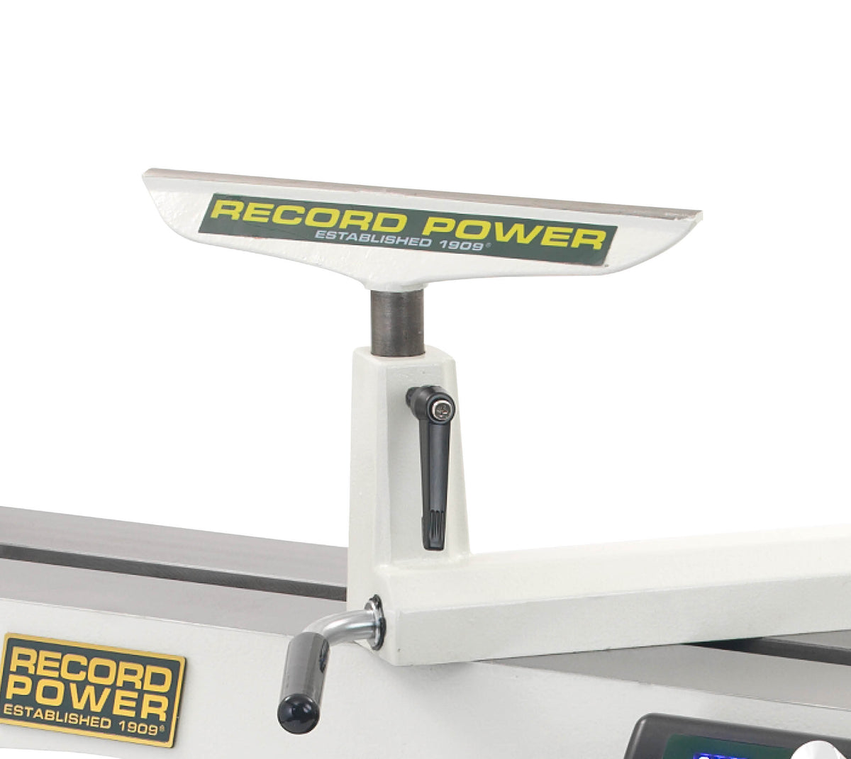 Record Power Cream (1" Stem) 12" Toolrest for Envoy & Regent Lathes C/W Label (17884)