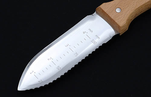 Nisaku Japanese Yamakodachi Short Stainless Steel Hori Hori Knife 6200