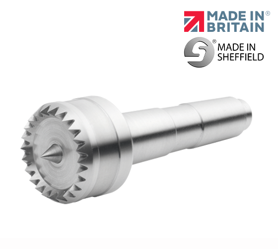 Record Power Coronet Hawk 32 mm (1-1/4") Multi-Tooth Drive Centre, 2 Morse Taper (103850)
