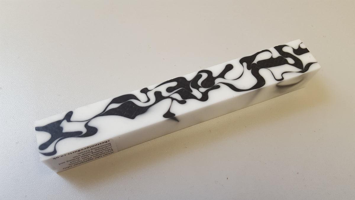Chestnut Acrylic Pen Blank Black Hill