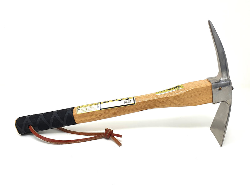 Japanese Combination Pick and Mattock Hoe, Stainless Steel.