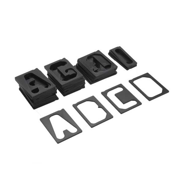 Milescraft 2-1/2-Inch Horizontal Character Template Set 2201